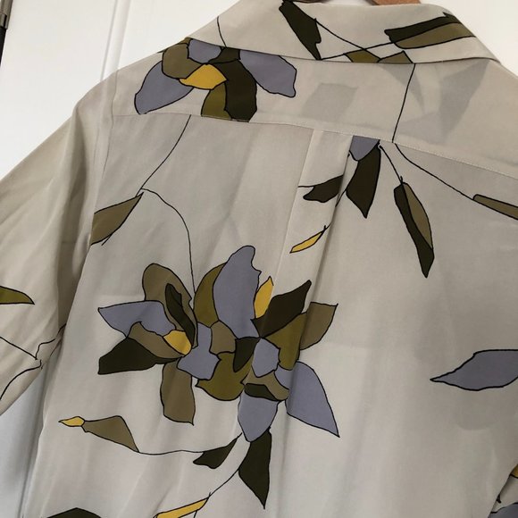 Halston asymmetrical silk dress - Picture 4 of 6